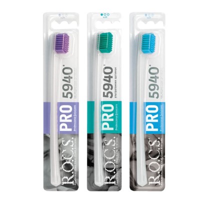 Зубна щітка Рокс PRO мʼяка