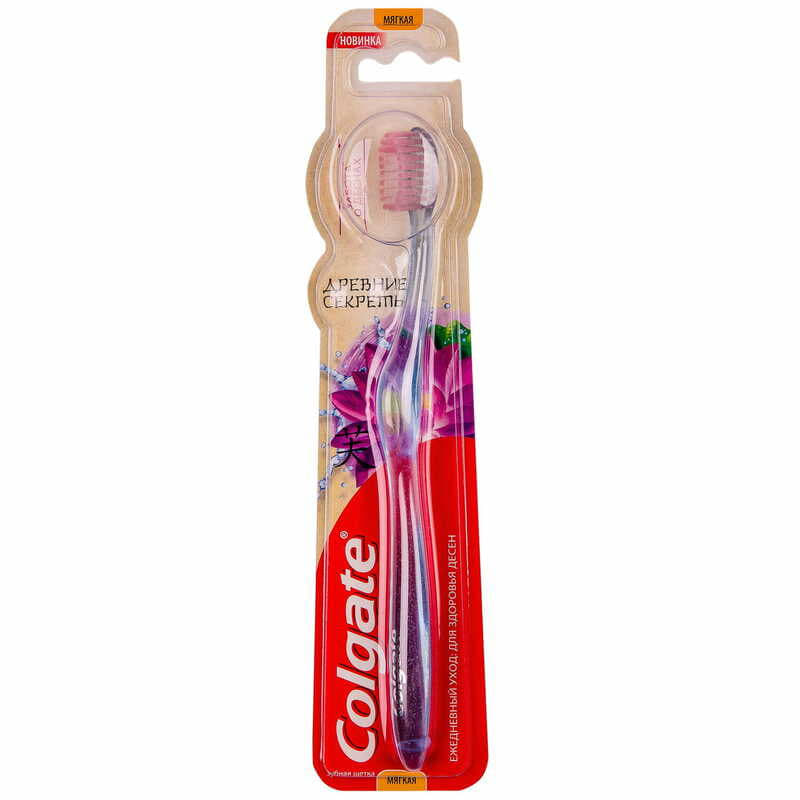 *Зубная щетка Colgate Древние Секреты Забота о деснах мягкая *Зубная щетка Colgate Древние Секреты Забота о деснах мягкая