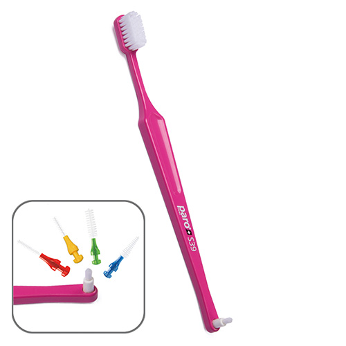 Зубна щітка Paro Swiss з монопучковою насадкою S39