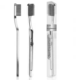 *Зубная щетка Dentissimo Hard Silver жесткая щетина