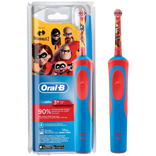 *Зубна щітка ORAL-B Stages Power D12.513K Incredibles2 (тип 3709) електрична