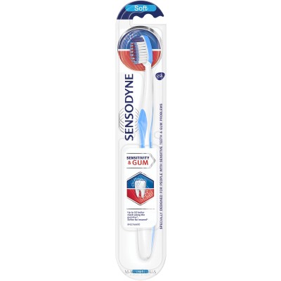 Зубная щетка Sensodyne Sensitivity&Gum софт чуствительность зубов и защита десен Зубная щетка Sensodyne Sensitivity&Gum софт чуствительность зубов и защита десен