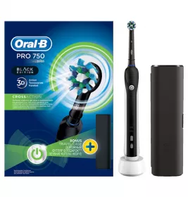 *Зубная щетка ORAL-B PRO-750 CrossAction электрическая D16.513.UX (тип 3756) + футляр
