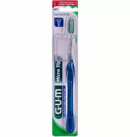 *Зубна щітка GUM MICROTIP компактна м'яка