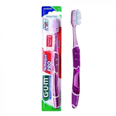 *Зубна щітка  GUM Technique PRO FULL середньо-м'яка