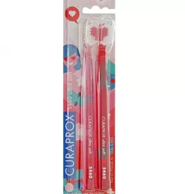 Зубна щітка Curaprox Набор ultrasoft d 0,10 мм 2 шт (CS5460/2 Love 2022)