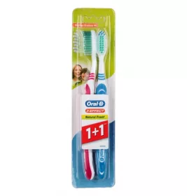 Зубна щітка  ORAL-B 3 Effect Natural Fresh 40 средн 1+1 безкоштовно