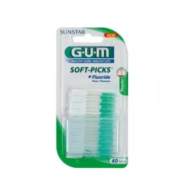 *Набор GUM 632M40 межзубных щеток с фторидом Soft Picks стандарт 40 шт