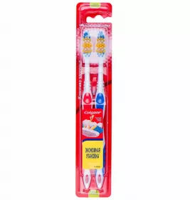 Зубна щітка  Colgate Класика Плюс (середня) 1+1