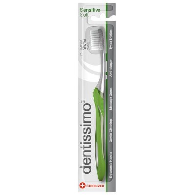 Зубная щетка Dentissimo Sensitive с мягкой щетиной Зубная щетка Dentissimo Sensitive с мягкой щетиной