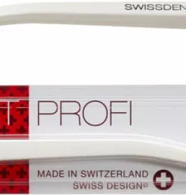 Зубна щітка  Swissdent Profi відбілююча м'яка біла