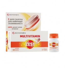 Зест Мультивітамін табл. №30