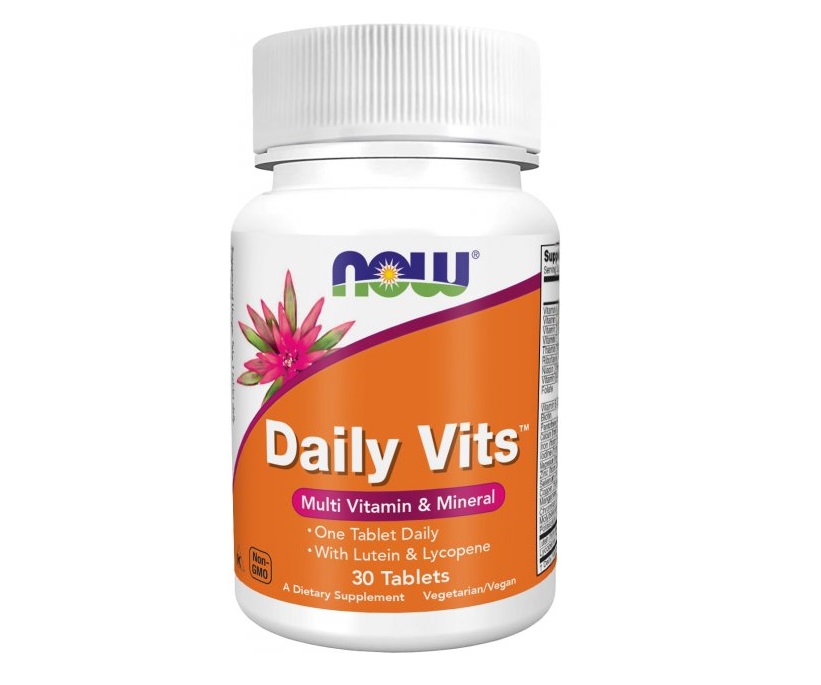NOW DAILY VITS MULTI мультивитаминный комплекс табл.№30 NOW DAILY VITS MULTI мультивитаминный комплекс табл.№30