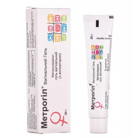 Метрогіл вагінальний гель 10 мг/г по 30 г у тубах