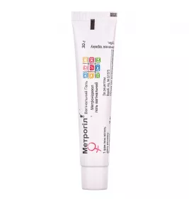 Метрогіл вагінальний гель 10 мг/г по 30 г у тубах