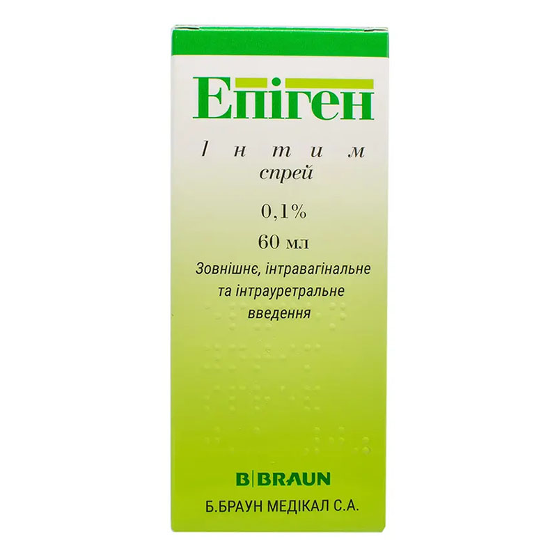 Епіген інтим спрей 0.1% по 60 мл у флаконі