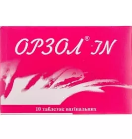 Орзол-in таблетки вагинальные 10 шт. с аппликатором