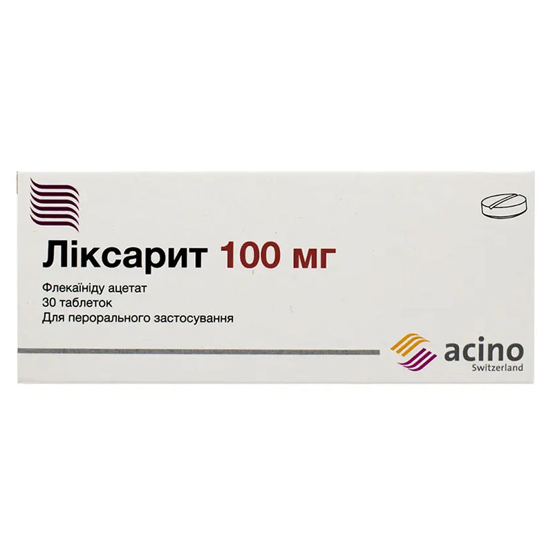 Ліксарит таблетки по 100 мг 30 шт.