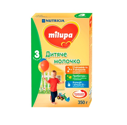 *Суміш Milupa Замінник грудного молока Milupa-3 350 г
