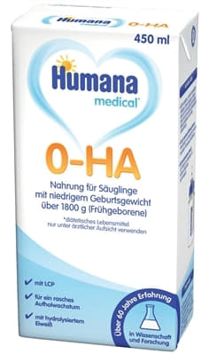 *Смесь Humana HA 0 450мл *Смесь Humana HA 0 450мл