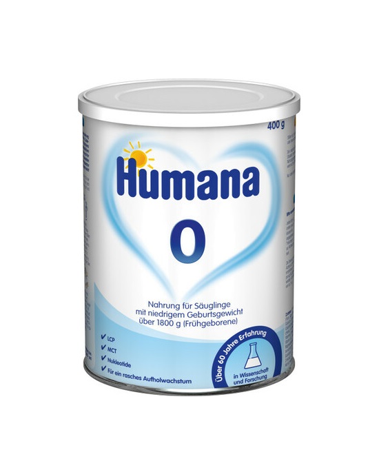 *Суміш Humana 1819 молочна початкова 0 з LC PUFA 400 г