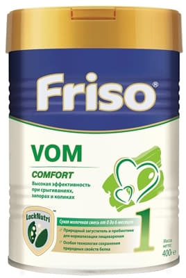 Суміш Friso Фрісовом 1 COMFORT від 0 до 6 міс.400г