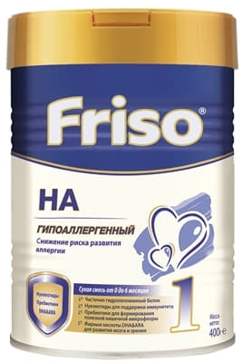 Суміш Friso HA 1 суха мол.від 0 до 6 міс.400г