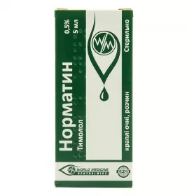Норматин краплі 0,5% по 5 мл у флаконі 1 шт.