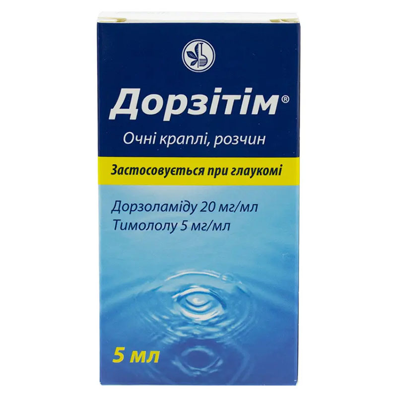 Дорзамед краплі очні по 5 мл у флаконі
