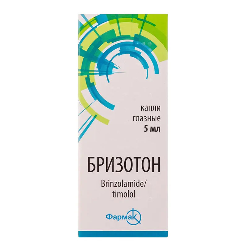 Бризотон краплі очні по 5 мл у флаконі 1 шт.