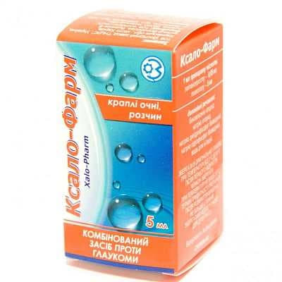 Ксало-фарм краплі очні по 5 мл у флаконі 1 шт.