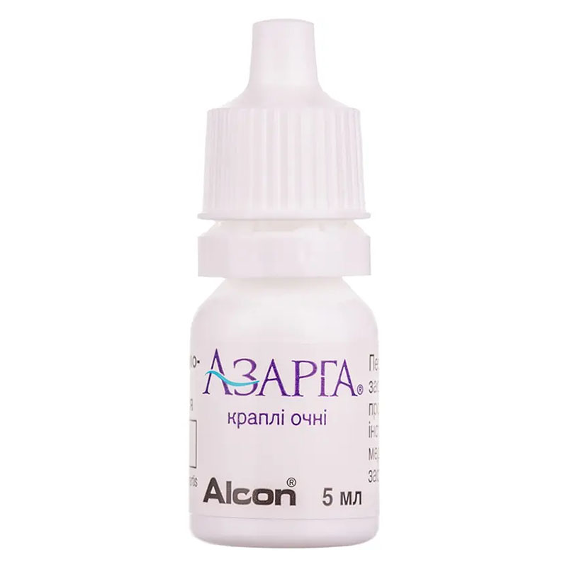 Азарга краплі очні по 5 мл у флаконі 1 шт.