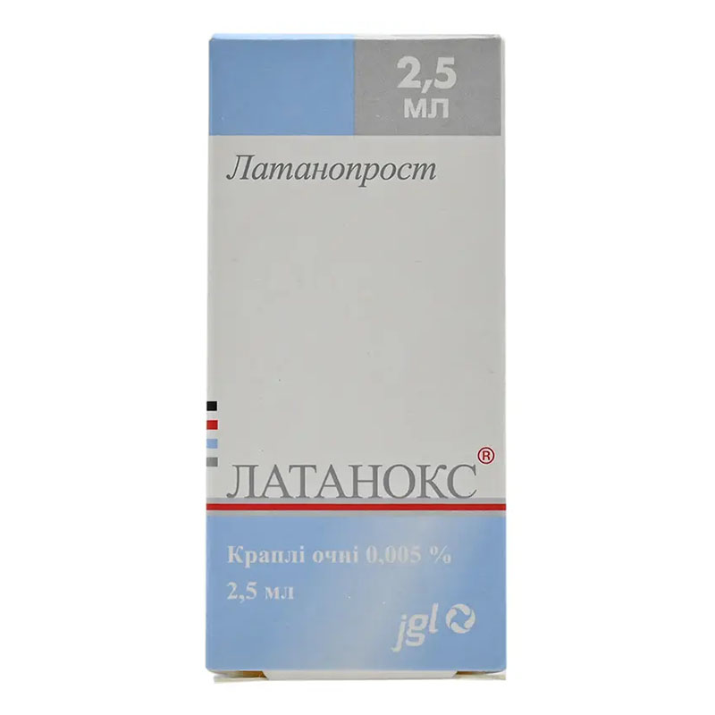 Латанокс краплі очні 0,05 мг/мл по 2,5 мл у флаконі 1 шт.