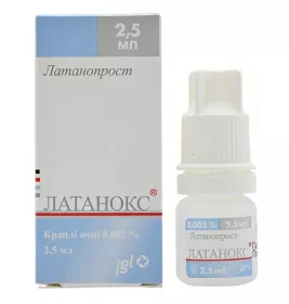 Латанокс краплі очні 0,05 мг/мл по 2,5 мл у флаконі 1 шт.