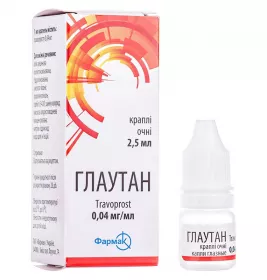 Глаутан очні краплі 0.04 мг/мл по 2.5 мл у флаконі 1 шт.