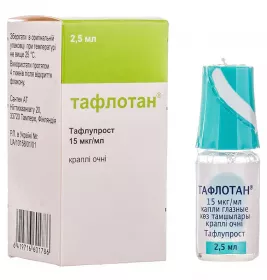 Тафлотан краплі очні 15 мкг/мл по 2.5 мл у флаконі 1 шт.