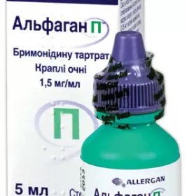 Альфаган П краплі очні по 5 мл у флаконі