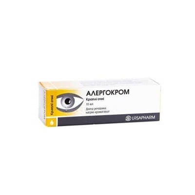 Аллергокром капли глазные 10 мл во флаконе 1 шт. Аллергокром капли глазные 10 мл во флаконе 1 шт.