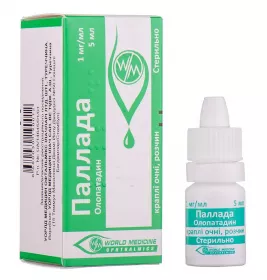 Паллада краплі 1 мг/мл по 5 мл у флаконі 1 шт.