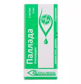 Паллада краплі 1 мг/мл по 5 мл у флаконі 1 шт.