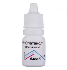 Опатанол очні краплі 1 мг/мл по 5 мл у флаконі 1 шт.