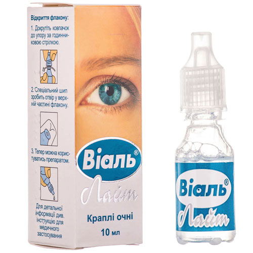 Віаль Лайт очні краплі 0.05% по 10 мл у флаконі 1 шт.