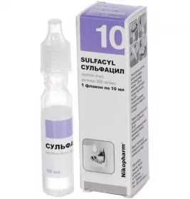 Сульфацил очні краплі 200 мг/мл по 10 мл у флаконі 1 шт.