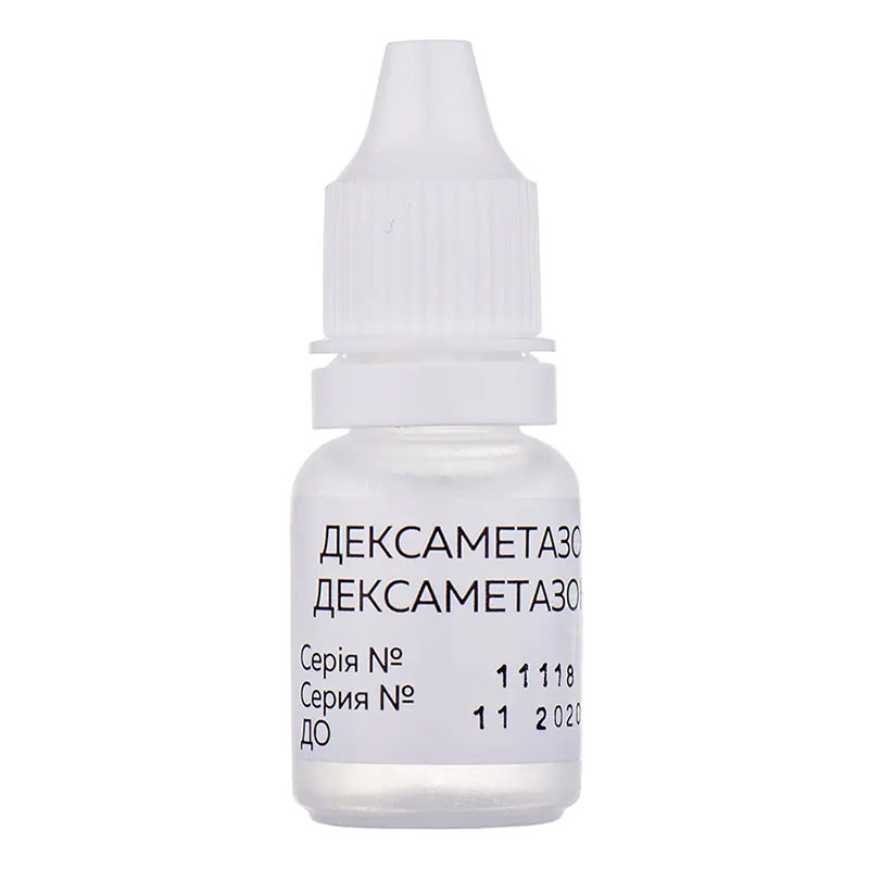 *Дексаметазон краплі очні 0,1% флак. 10мл Біофарма