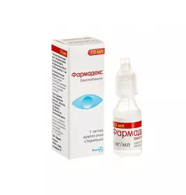 Фармадекс краплі очні 0.1% по 10 мл у флаконі 1 шт.