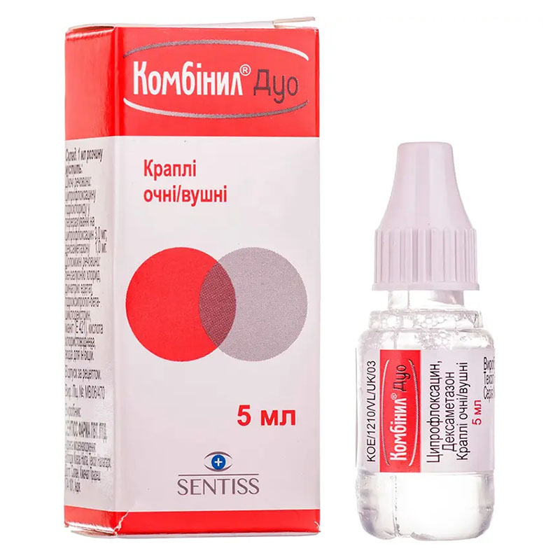 Комбінил Дуо краплі по 5 мл у флаконі 1 шт.