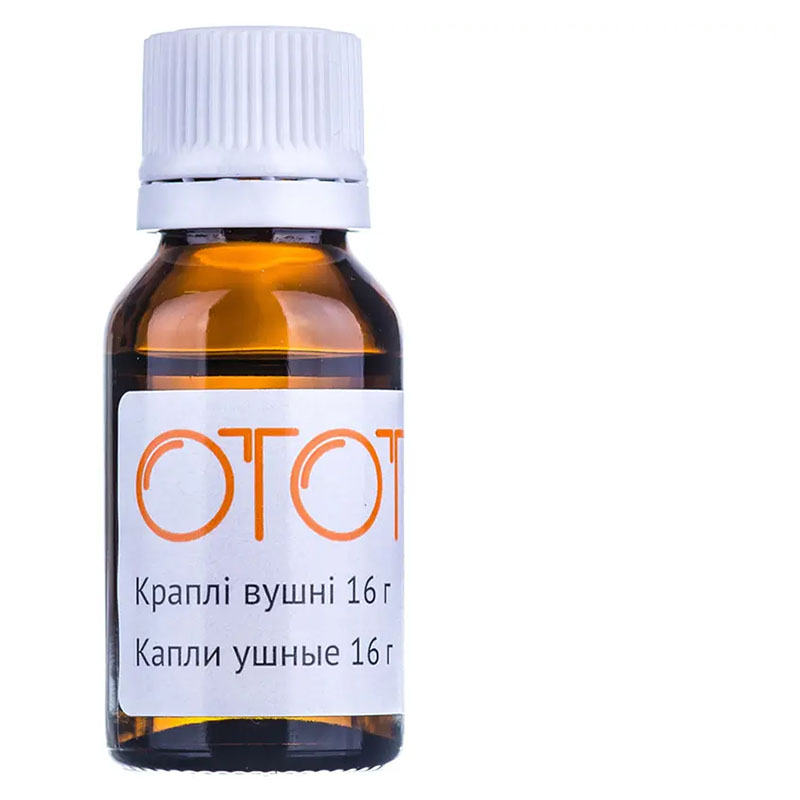 Ототон капли ушные по 16 г во флаконе 1 шт.