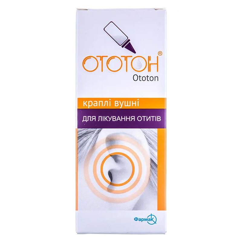 Ототон краплі вушні по 16 г у флаконі 1 шт.
