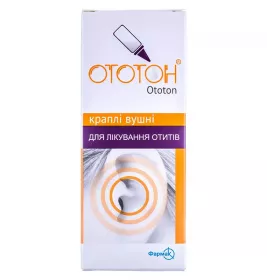 Ототон краплі вушні по 16 г у флаконі 1 шт.