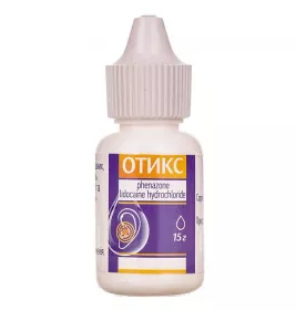 Отікс краплі вушні по 15 г у флаконі 1 шт.